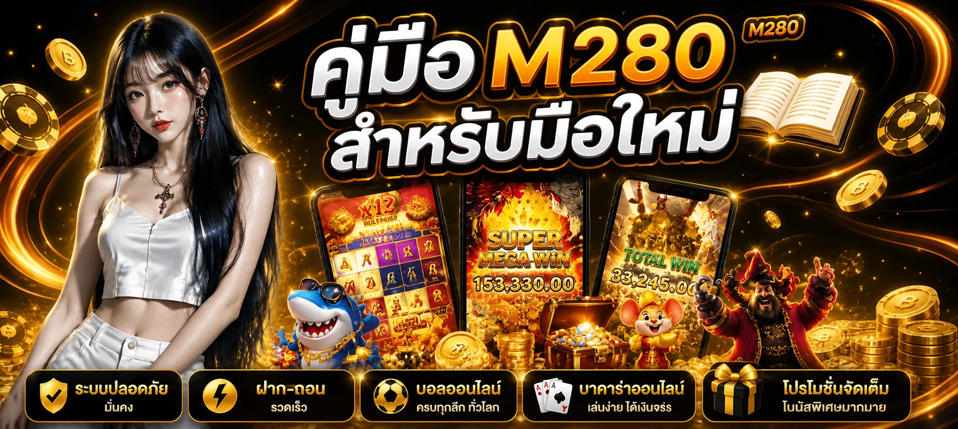 M280 คู่มือมือใหม่ สมัคร เข้าสู่ระบบ และใช้งาน